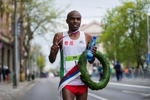 Winner Joel Maina Mwangi of Kenya