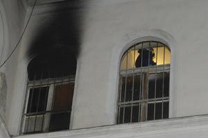 Hospital on fire