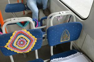 Crochet tram number 9