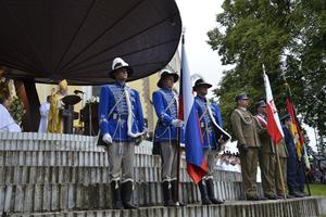 The ceremony at Marian pilgrimage near Levoča