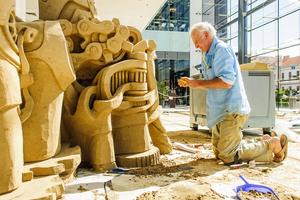 Festival of Sand in the shopping center Gallery Mlyny