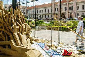 Festival of Sand in the shopping center Gallery Mlyny