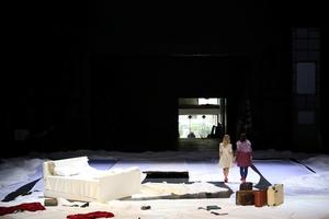 Leaving the stage, symbolically and literally 