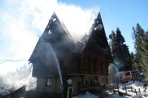 The burnt part of the lodge