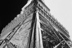 François Kollar: The Eiffel Tower. 1931. 
Montage of a negative and an intermediate positive, 
vintage photomontage.