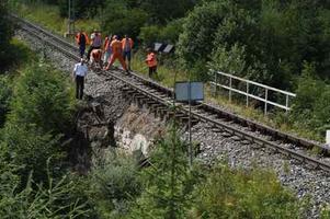 Repair works on the bridge
