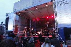 The impromptu stage... 