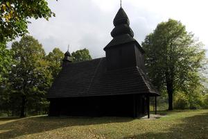 The wooden church in Ruská Bystrá
