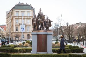 The statue of Maria Theresa