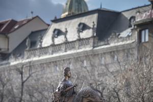 The statue of Maria Theresa