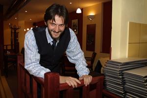 In Steam & Coffee restaurant, 2004