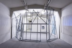 Exhibition W-World in the HotDock gallery when it was in the harbour.