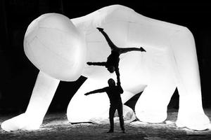 Fantastic Planet by Amanda Parer, Main Square, Slovak National Theatre Gorkého 2, corner of Hviezdoslavovo Square and Strakova Street,  VÚB banka, Mlynské Nivy 1