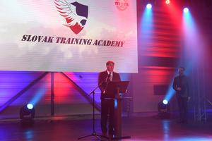 MSM Group managing director Marián Goga at the opening ceremony of the Slovak Training Academy.
