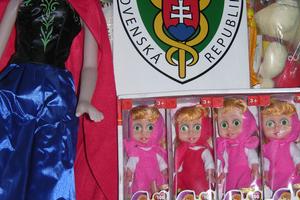 Toys seized in Dunajská Streda December 12 by customs officials.