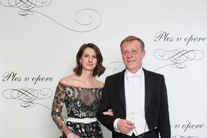 Opera Ball 2018 - invitor of the bal land CEO of Orange Slovensko, Pavol Lančarič with wife