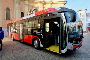 Presentation of the e-bus in Bratislava