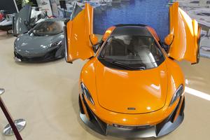 McLaren 675 LT at 27th Motor Show Bratislava, April 26.