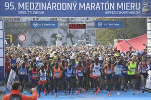 Start of International Peace Marathon (MMM) Košice, 2018 edition, October 7.