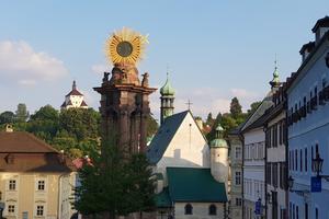 Головна площа в Банській Штявниці, де знімали кадр для фільму "Третє диво".