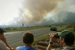 The fire that hit the High Tatras in July 2005 could be seen from afar.