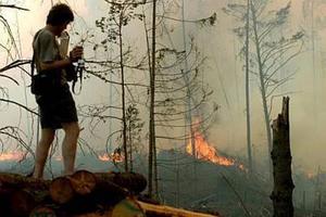 The flames in some places were as high as 20 metres.