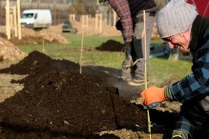 The first community orchard in Bratislava is growing in Petržalka.