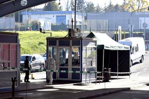 Testing on the border crossing in Vyšné Nemecké.