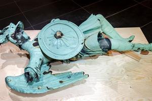 A part of the sculpture of St Michael the Archangel