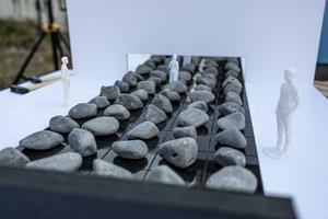 A model of the future Holocaust memorial