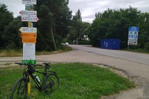 The bridge over the Morava River near Brodské is closed for reconstruction.