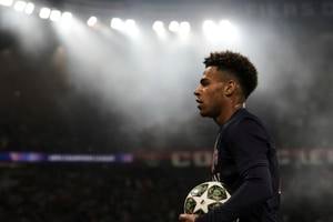 Hráč PSG Desire Doue.
