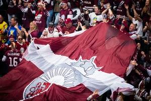 Latvian fans.