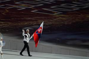 Chára was the Slovak flag bearer at the 2014 Olympic games in Sochi.