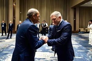 PM Robert Fico during his trip to Uzbekistan