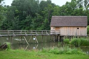 The restored water mill.