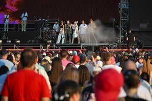 The concert of Clean Bandit.