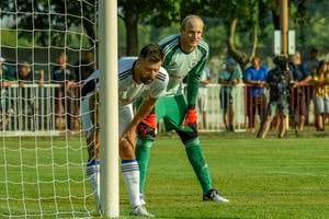 Martin Harag v bránke Jelky.
