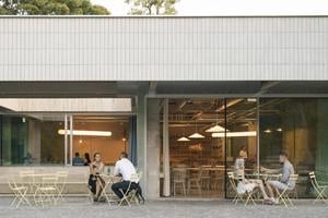 A neglected building in Janko Kráľ Park has been transformed into an attractive public space—a café.