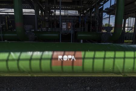 The Druzhba pipeline transporting crude oil to the Slovnaft refinery in Bratislava.