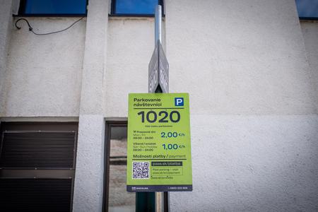 Parking in Bratislava's centre can be an expensive affair. 