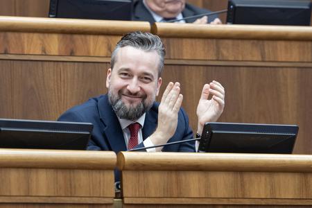 Smer MP with pro-Russian views Ľuboš Blaha.