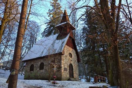 An extraordinary chapel in Vyhne, central Slovakia.