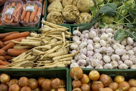 VAT on vegetables differs in Slovakia. Sometimes different parts of the same vegetable attract different rates of VAT.