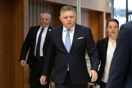 Prime Minister Robert Fico on February 22, 2024.