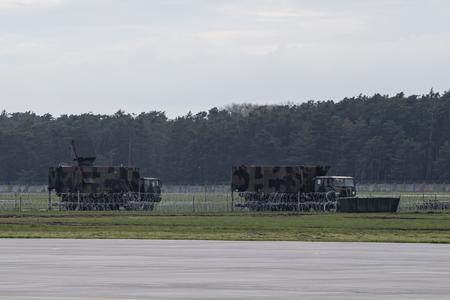 The Italian SAMP/T Mamba air-defence system in the Kuchyňa base, western Slovakia.