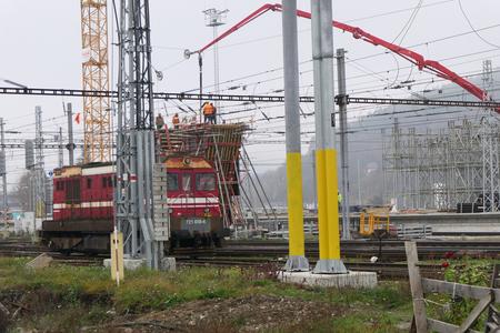Illustratory image. A locomotive moved spontaneously in Spišská Nová Ves, eastern Slovakia.