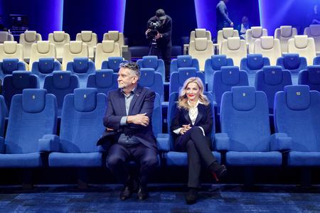 RTVS director Ľuboš Machaj and Culture Minister Martina Šimkovičová.