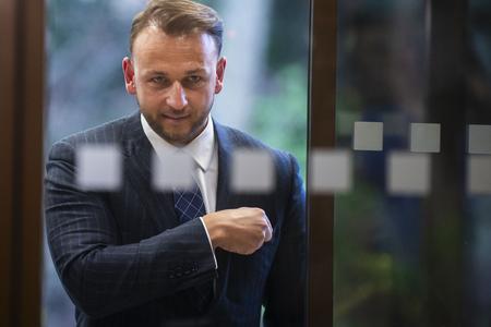 Interior Minister and Hlas party leader Matúš Šutaj Eštok.