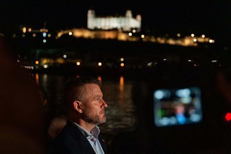 Peter Pellegrini on election night